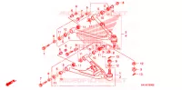 TRIANGLES AVANT pour Honda SPORTRAX TRX 400 X SPECIAL BLACK de 2011