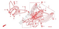 GARDE BOUE ARRIERE (TRX400EX'08/X'09/X'12/X'13/X'14) pour Honda SPORTRAX TRX 400 X de 2014