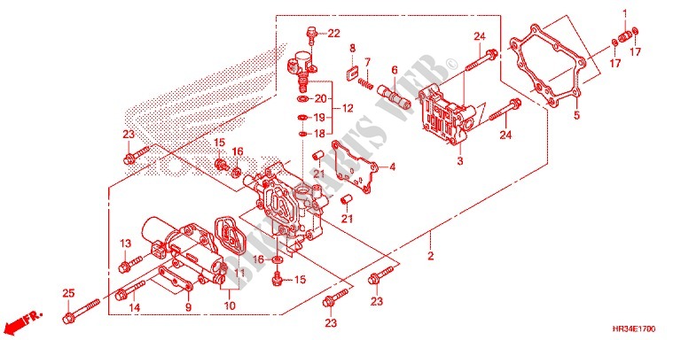 SOUPAPE PRINCIPALE pour Honda FOURTRAX 420 RANCHER 4X4 DCT PS CAMO de 2014