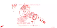 ROUE ARRIERE pour Honda FOURTRAX 420 RANCHER 4X4 DCT PS de 2014
