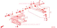 TRIANGLES AVANT pour Honda FOURTRAX 420 RANCHER 4X4 DCT PS de 2014