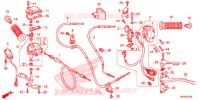 COMMODO   LEVIER   CABLE pour Honda FOURTRAX 420 RANCHER 4X4 DCT PS de 2014