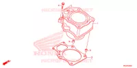 CYLINDRE pour Honda FOURTRAX 420 RANCHER 4X4 DCT PS de 2015