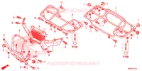 SUPPORT pour Honda FOURTRAX 420 RANCHER 4X4 DCT PS de 2015