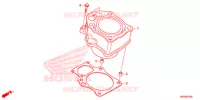 CYLINDRE pour Honda FOURTRAX 420 RANCHER 4X4 DCT EPS de 2016
