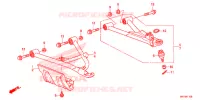 TRIANGLES AVANT pour Honda FOURTRAX 420 RANCHER 4X4 DCT IRS de 2015