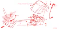 GUIDON pour Honda FOURTRAX 420 RANCHER 4X4 AT DCT IRS de 2016
