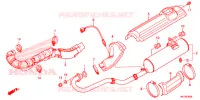 SILENCIEUX D'ECHAPPEMENT pour Honda FOURTRAX 420 RANCHER 4X4 AT DCT IRS de 2016