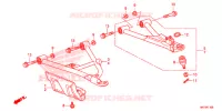 TRIANGLES AVANT pour Honda FOURTRAX 420 RANCHER 4X4 AT DCT IRS de 2016