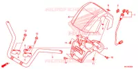 GUIDON pour Honda FOURTRAX 420 RANCHER 4X4 DCT IRS EPS CAMO de 2015