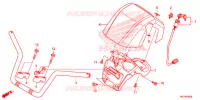 GUIDON pour Honda FOURTRAX 420 RANCHER 4X4 AT DCT IRS EPS de 2016