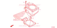 CYLINDRE pour Honda FOURTRAX 420 RANCHER 4X4 AT DCT IRS EPS CAMO de 2016