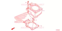 CYLINDRE pour Honda FOURTRAX 420 RANCHER 4X4 AT DCT IRS EPS de 2016