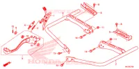REPOSE PIED   PEDALE pour Honda FOURTRAX 420 RANCHER 4X4 AT DCT IRS EPS de 2016