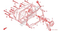 CARTER MOTEUR DROIT pour Honda SUPER CUB 90 CUSTOM SQUARE LIGHT de 1993