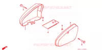COUVERCLES LATERAUX pour Honda SUPER CUB 90 CUSTOM SQUARE LIGHT de 1994