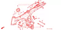 CADRE pour Honda BENLY CD 90 de 1989