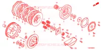 EMBRAYAGE pour Honda BENLY CD 90 de 1989