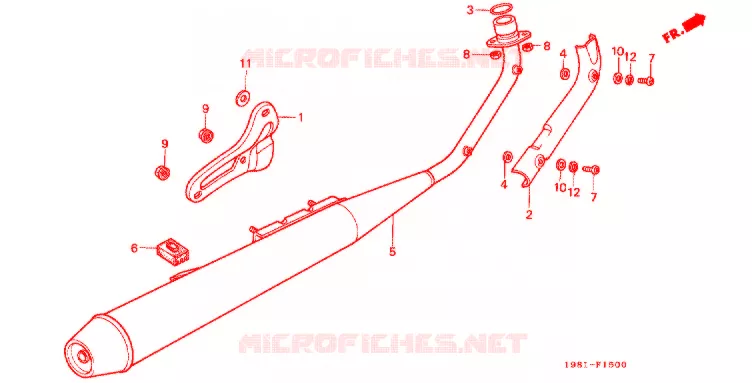SILENCIEUX D'ECHAPPEMENT Honda MOTO 90 CD 1992  CD90N