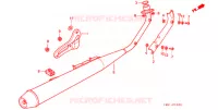 SILENCIEUX D'ECHAPPEMENT pour Honda BENLY CD 90 de 1994