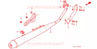 SILENCIEUX D'ECHAPPEMENT pour Honda BENLY CD 90 de 1997