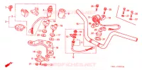 GUIDON   TE DE FOURCHE pour Honda BENLY CD 90 de 1998
