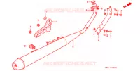 SILENCIEUX D'ECHAPPEMENT pour Honda BENLY CD 90 de 1998