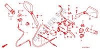LEVIER DE GUIDON   CABLE   COMMODO (CHA1253,4,5) pour Honda SPACY 125 de 2005