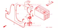 BATTERIE pour Honda SPACY 125 de 2007