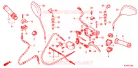 LEVIER DE GUIDON   CABLE   COMMODO (CHA1257) pour Honda SPACY 125 de 2007