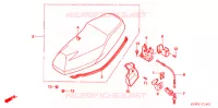 SELLE pour Honda SPACY 125 LEARNING de 2007