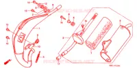 ECHAPPEMENT pour Honda CR 80 R de 1996