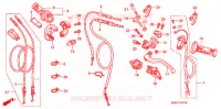 LEVIER DE GUIDON   CABLE   COMMODO (CRF450R4,5,6,7,8) pour Honda CRF 450 R RED de 2008