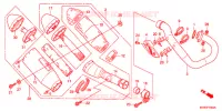 SILENCIEUX D'ECHAPPEMENT pour Honda CRF 450 R de 2009