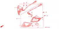 CLIGNOTANT AVANT pour Honda CABINA 90 de 1995