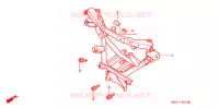 SUPPORT PARE BRISE pour Honda CABINA 90 de 1995