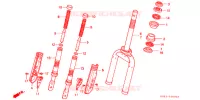 FOURCHE pour Honda SY 50 PAL de 1993