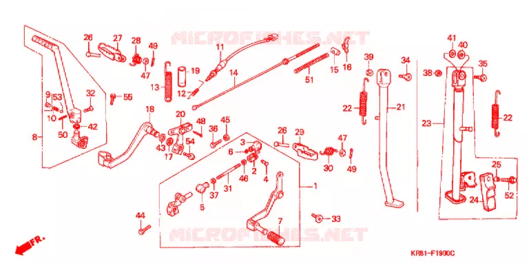 SILENCIEUX D'ECHAPPEMENT Honda MOTO 200 TRIAL 1985  TLM200RF