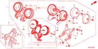 COMPTEUR pour Honda CB 1100 EX TYPE 2 LOW HANDELBAR de 2017