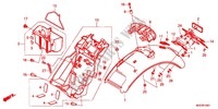 GARDE BOUE ARRIERE (CB1100CAD/NAD) pour Honda CB 1100 EX ABS, E Package de 2017