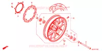 ROUE AVANT pour Honda CB 400 X ABS de 2017