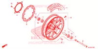ROUE AVANT pour Honda CBR 500 R de 2017