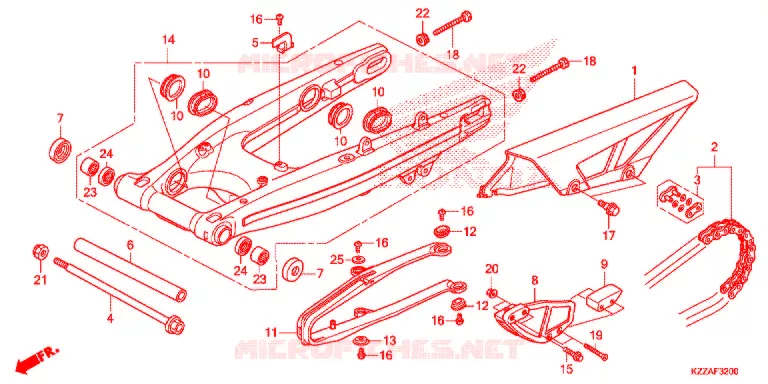BRAS OSCILLANT Honda MOTO 250 CRF 2017  CRF250RLH