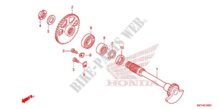 BALANCIER pour Honda CRF 450 X de 2017