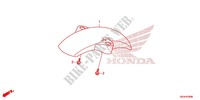 GARDE BOUE AVANT pour Honda RUCKUS 50 de 2017