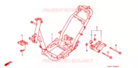 CADRE pour Honda 50 SUPER DIO SR front disk de 1991