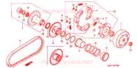 EMBRAYAGE pour Honda 50 SUPER DIO SR front disk de 1991