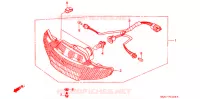 PHARE pour Honda 50 SUPER DIO SR front disk de 1991