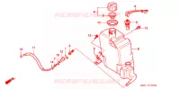 RESERVOIR D'HUILE pour Honda 50 SUPER DIO SR front disk de 1991