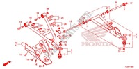 TRIANGLES AVANT pour Honda PIONEER 1000 M3 de 2017